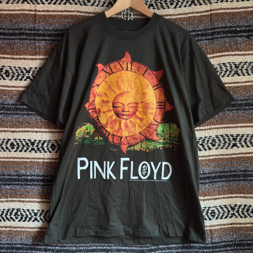 Pink Floyd Tour Shirt Mens XL Black 1994 Graphic Giant Tee Jays Reprint